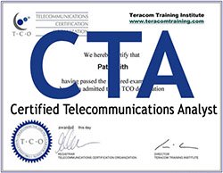 Certified Telecommunications Analyst CTA Certification